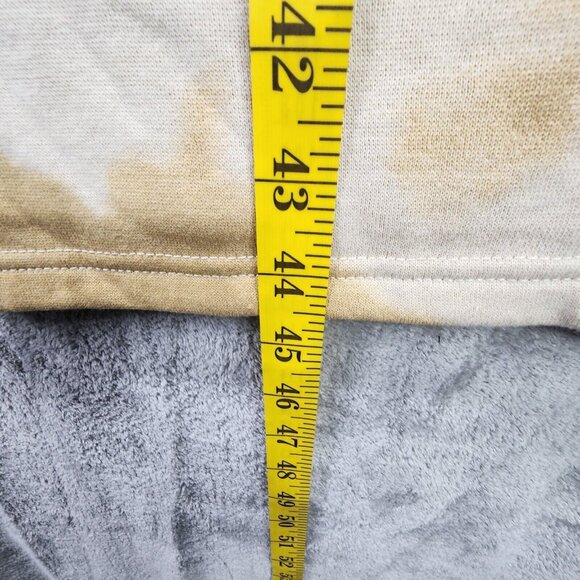 Womens IML Tan Tie Dye Fleece Sweatpants Drawstring Cotton Polyester Size XXL - Picture 7 of 8